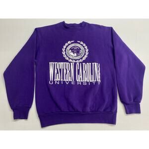 VTG 90s JanSport USA Western Carolina Caramounts WCU crewneck sweatshirt, L